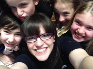 Selfie at the bowling alley.