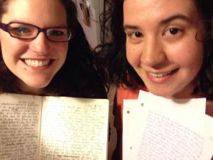 The picture that got writing group started.